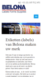 Mobile Screenshot of belona.nl
